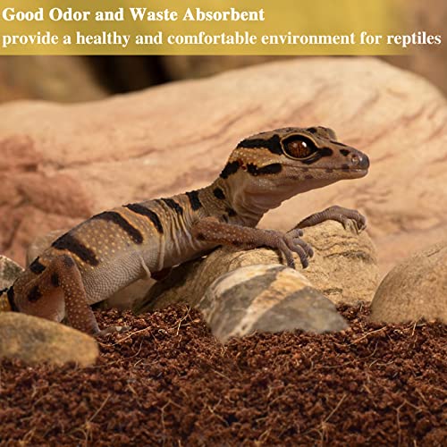 Image of ZeeDix 6 Pack Coconut Fiber Substrate, Premium Coco Coir Reptile Substrate | 100% Coconut Husk Terrarium Bedding for Reptiles, Tortoise, Bearded Dragon, Gecko, Snake, Hermit Crabs, Frogs, Tarantula