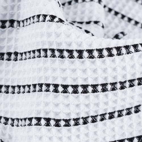 Image of POLYTE 430 GSM Microfiber Lint Free Washcloth Face Towel, 13 x 13 in, 4 Pack (Waffle Weave)