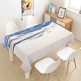 XXDD Mantel de Paisaje de Monte Fuji Mesa de Picnic Cubierta de Mesa de Comedor Rectangular Mantel de decoración de Mesa de hogar Lavable de Estilo nórdico A9 150x210cm