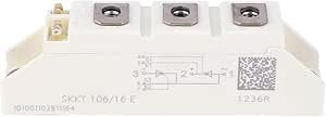 Semikron SKKT 106/16 E, Dual Thyristor Module 1600V, 106A - Foto 5