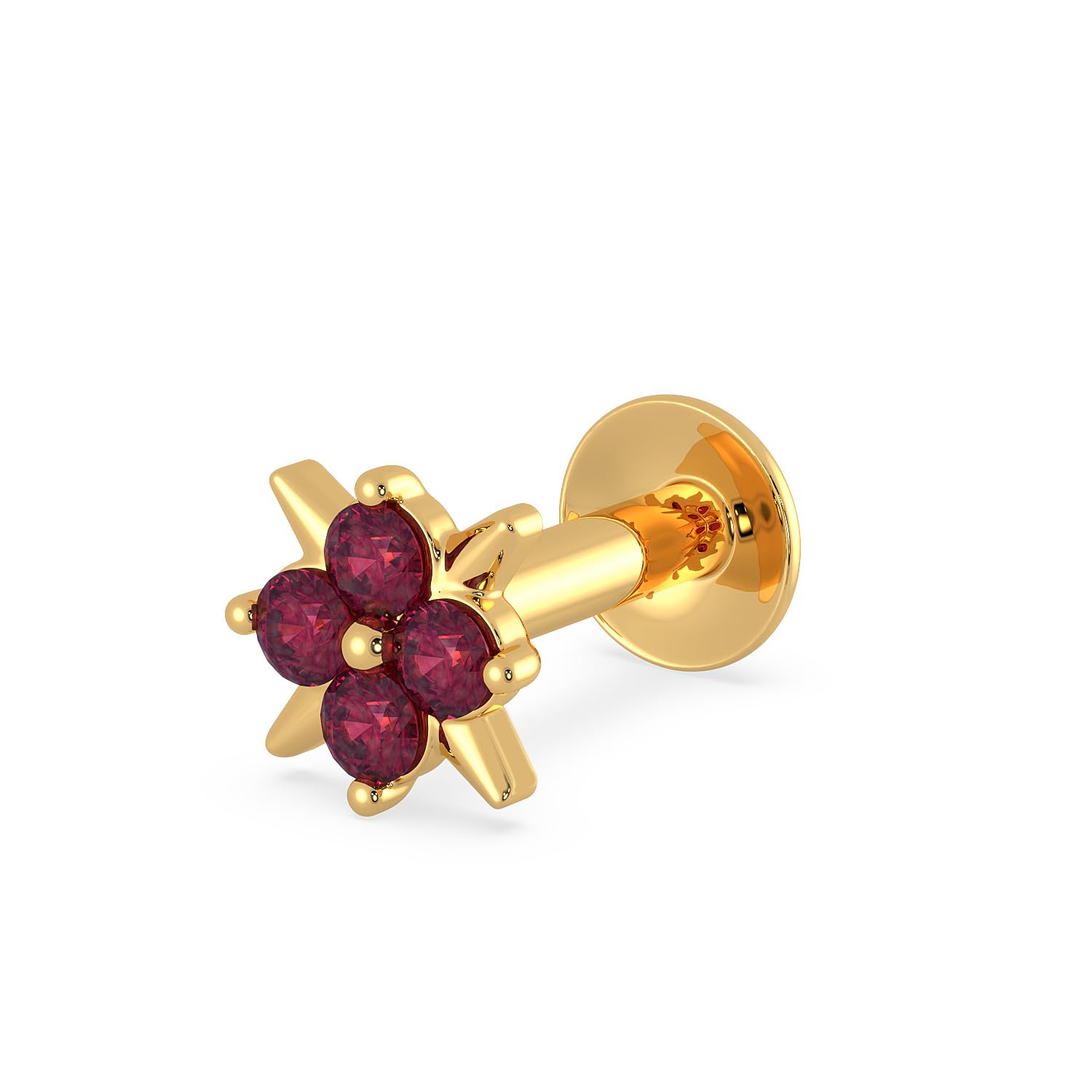 Malabar Gold & Diamonds Yellow Gold Nose Pin for Women 22 k | 22k BIS Hallmark (916) Nose Stud for Women and Girls with Piercing (B0BPHVYB1R) Amazon Price History, Amazon Price Tracker