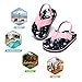 Luffymomo Unisex Kids Open-Toe Sandals Summer Beach Water Slides Flip Flops(Toddler/Little Kid)(4 Infant Navy & Lt Pink)