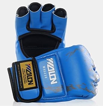 cash & barba オープンフィンガーグローブ T Blue Amazon | オープンフィンガーグローブ 格闘技 トレーニング シャドウ