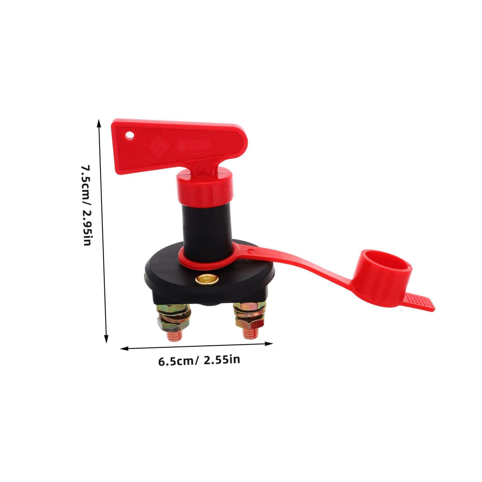 Zerodeko Battery Disconnect Switch for Cars and Boats 300a Rv Power Isolator Easy Install Kit