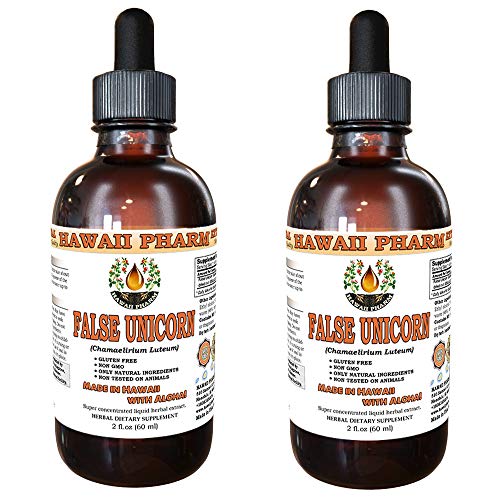 False Unicorn Liquid Extract, False Unicorn (Chamaelirium Luteum) Root Powder Tincture Supplement 2x2 oz