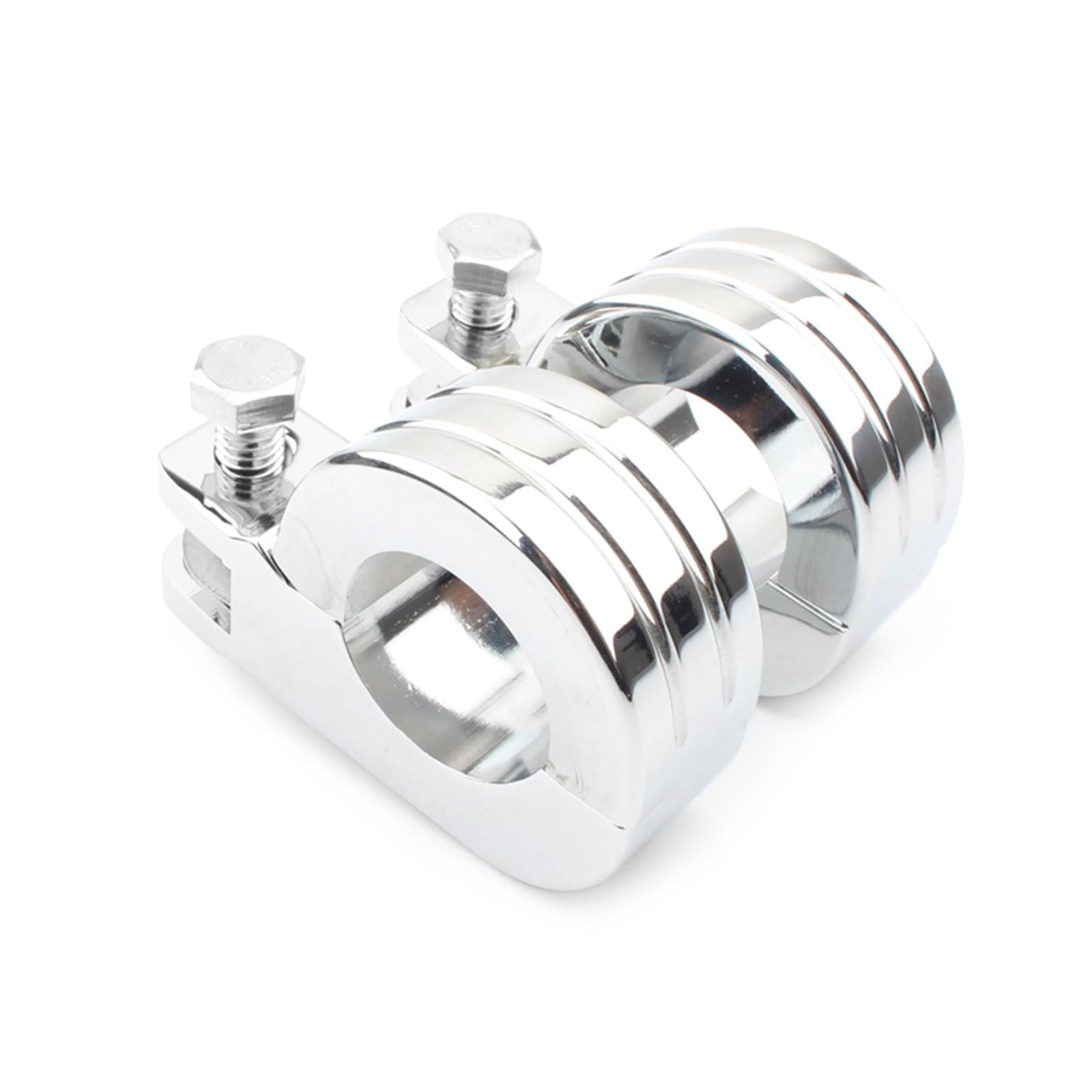 Abrazaderas de Clavija de pie de Montaje de Barra de Choque de Carretera de 1,5 "38mm para Harley 1-1/2" Protector de Motor
