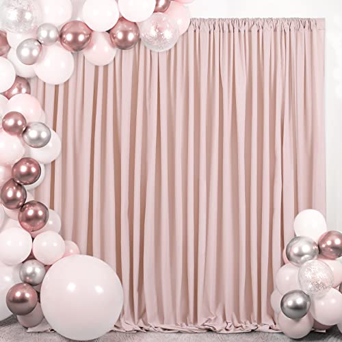 Pink Backdrop 2 Panels 5ftx8ft Blush Pink Backdrop Curtains for