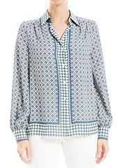 Cream/Blue Med Sundial Geo