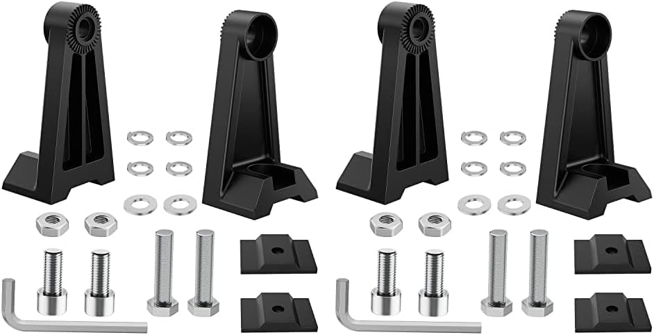 Miniatura 1 de Nilight 2 soportes de montaje lateral universales ajustables para barra de luz LED, 2 años de garantía (paquete de 2)