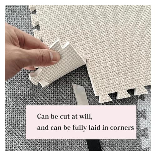 Alfombra entrelazada de 30 x 30 cm MEMEM tapete de espuma suave para bebé 7