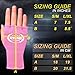 Farabi Sports Boxing Hand Wraps Half Finger Elasticated Inner Gloves for Punching Boxing Bandages Ideal for MMA, Muay Thai, Training, Combat Sports, Kickboxing and Martial Arts (Pink, S/M)