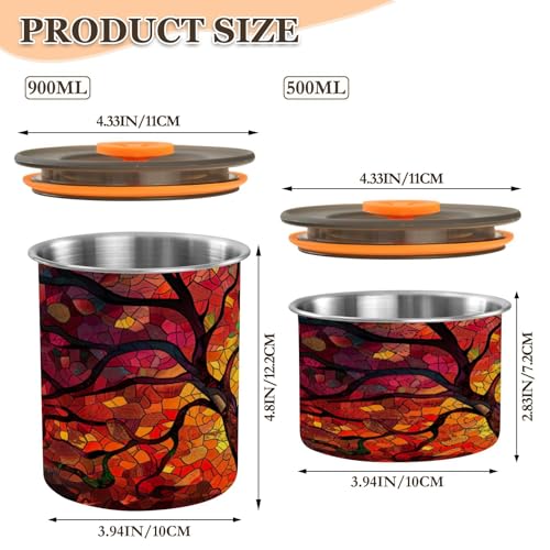 Contenedor Hermético Acero Inoxidable 900ml miniatura 2