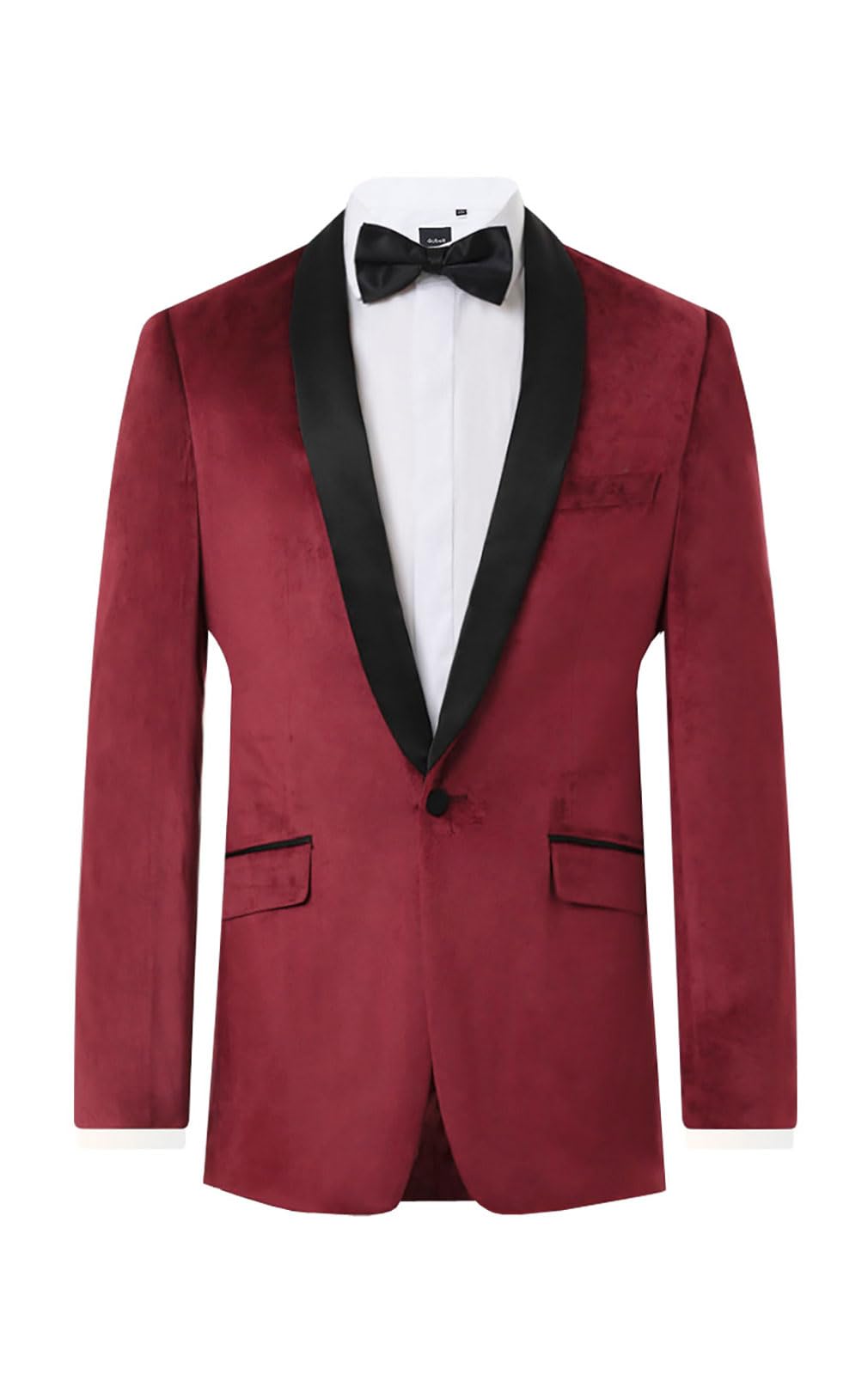 Dobell Mens Burgundy Tuxedo Dinner Jacket Slim Fit Velvet Contrast Shawl Lapel-42R