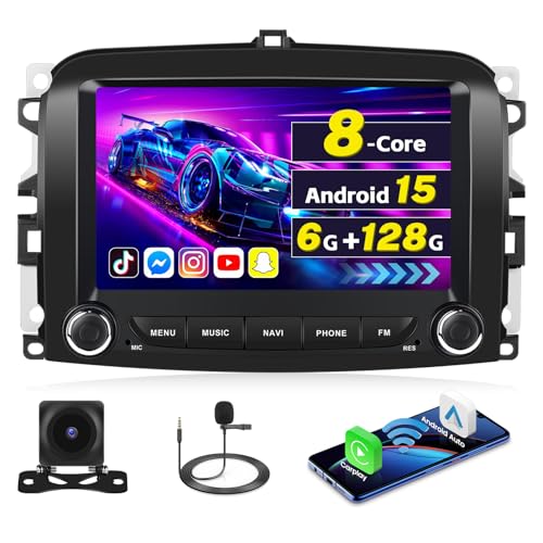 Autoradio Android 15 pour Fiat 500L : votre allié connecté pour des trajets en famille sereins
