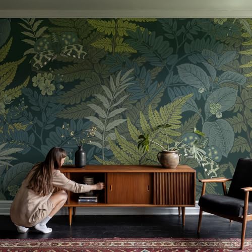 Revestimiento de pared adhesivo para un comedor moderno y natural 4