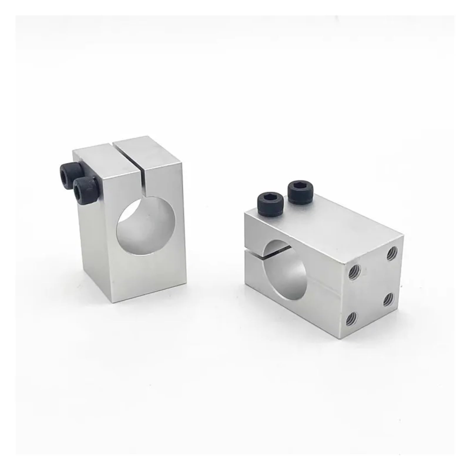 1pcs Optical Shaft Single Hole Fixing seat Pipe Clip Simple Pillar Fixing Clip Thread parallel Vertical 40mm M40
