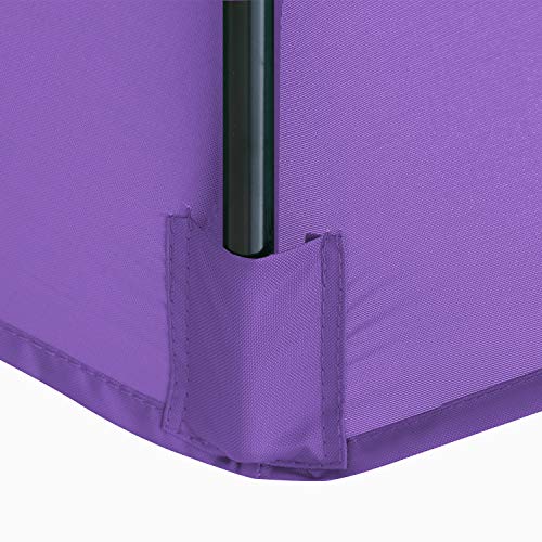 Image of ABCCANOPY 9ft Outdoor Umbrella Replacement Top Patio Umbrella Market Umbrella Replacement Canopy with 8 Ribs(Aubergine)