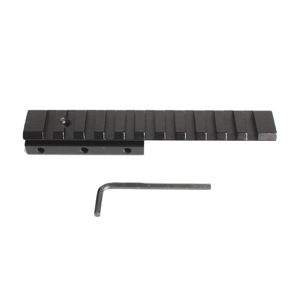 NOGA Tattico 12.5cm Dovetail Adattatore da 11mm a 20mm per Picatinny Rail