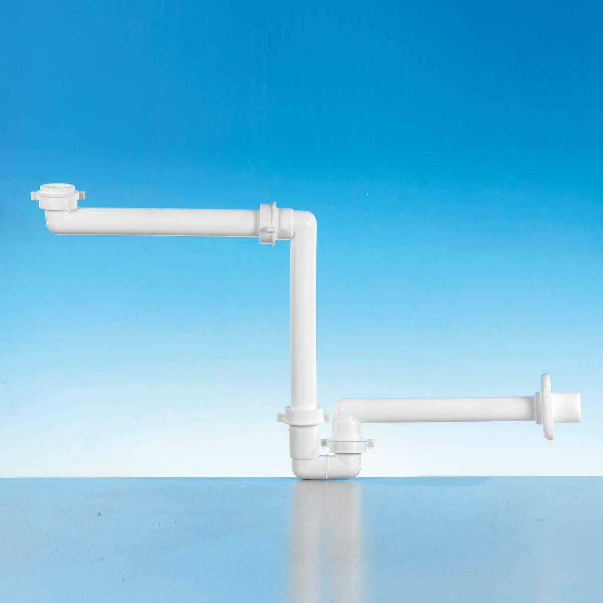 LIRA A.1115.70 Raumspar Siphon 5/4' x DN40 | für Waschtisch Unterschrank oder Waschbecken