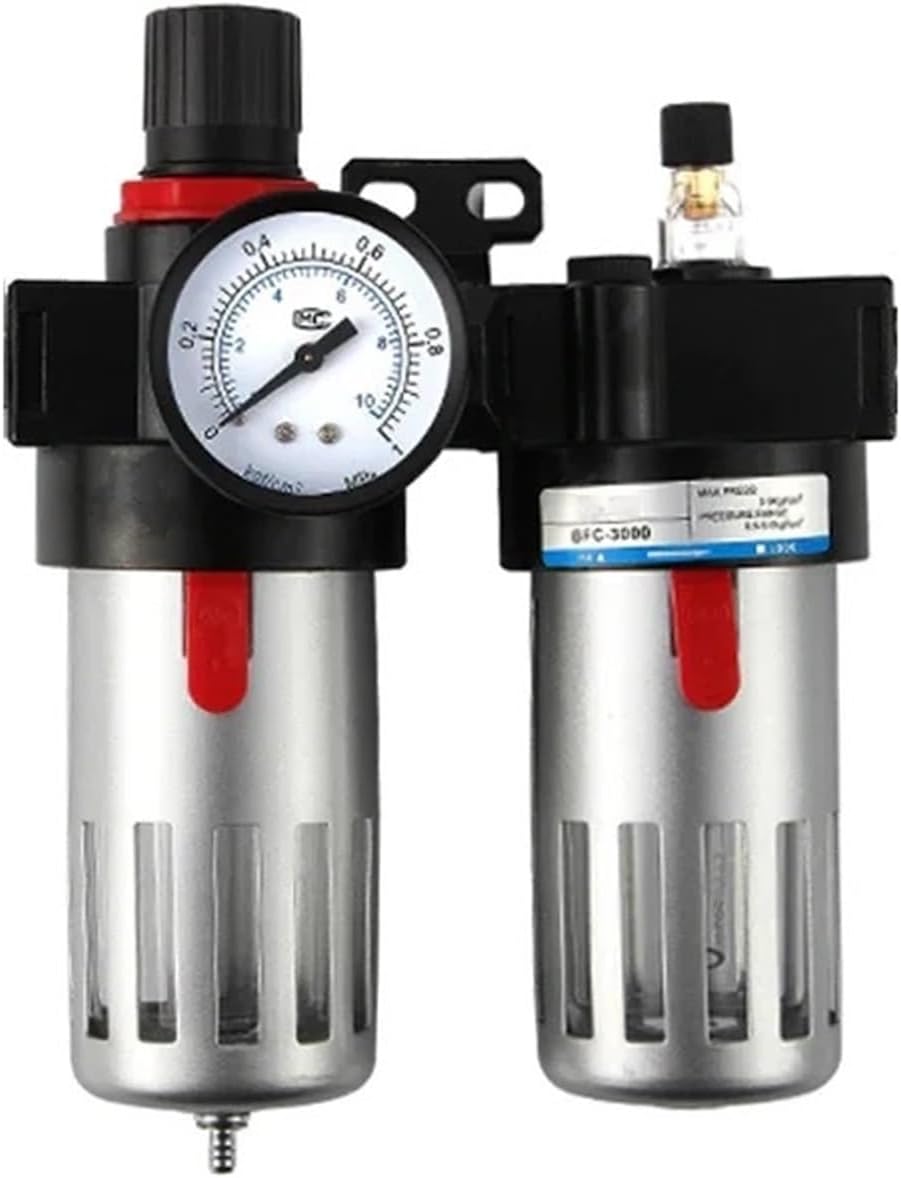 Metal Cover BFC2000 3000 4000 1/4 3/8 1/2 Air Compressor Oil Water Separator Filter Regulator Unit FRL Combination(BFC2000)