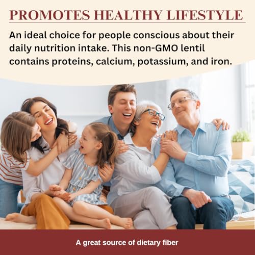 Darsa Organics MIX-DAL-4LB Lentils 4 Lb I Food Grade Plastic Pouch | Usda Organic | Non-Gmo | Chemical-Free thumb #4