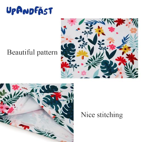 Image of upandfast Girls Rash Guard Set Long Sleeve Two Piece Swimsuit with UPF 50+ Sun Protection for Girls 3-8 Years