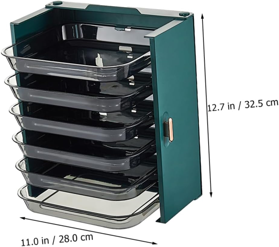 Multi-layer Food Preparation Rack Collapsible Kitchen Storage Shelf Hotpot Serving Tray Utensil Holder Space-saving Dish Organizer for Home Cooking