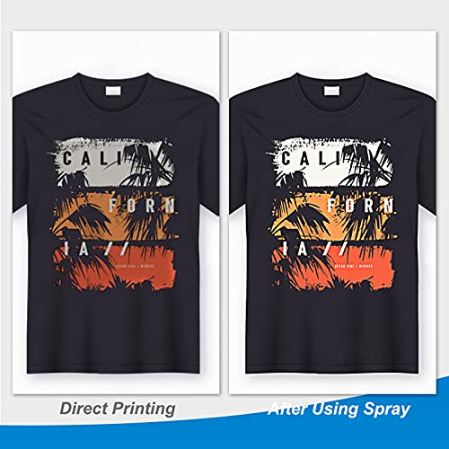 Sublimation Spray For Cotton Shirts, Sublimation Coating Spray, Including All Fabric, Mugs, Carton, Canvas, Quick Dry & Super Adhesion, Waterproof, High Gloss Vibrant Colors, Limited Edition, 200Ml #TOP7