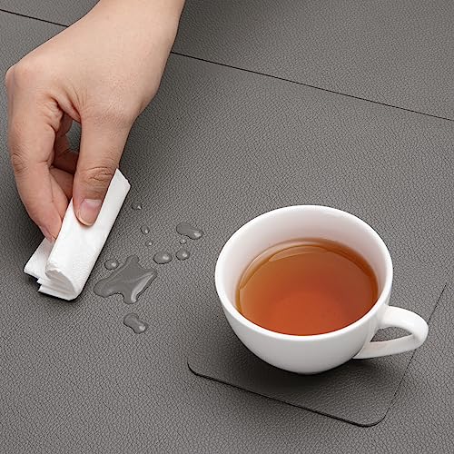 Myir JUN Leather Table Mats and Coasters - Image 3