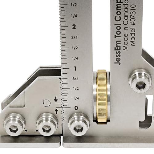 Image of JessEm 07310 14 Guage Stainless Steel Tool Setting Gauge - Imperial - Large