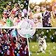 PANACARE Automatische Seifenblasenmaschine mit 20 Seifenblasenlösung, Elektrische Tragbare Seifenblasenmaschine 10000+ Große Blasen/Min, Bubble Machine für Hochzeit/Geburtstag/Kinder/Party