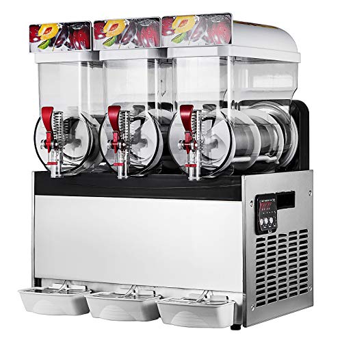 Moracle 3 x 15L Slusheis Maschine 500W/600W Slush Maker kommerziell Slush Ice Machine Slush Eismaschine Frozen Drink (3… – Bild 5