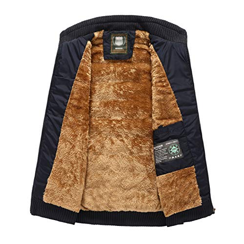 Image of Spanye Men's Casual Vest Padded Puffer Jacket Vests Stand Collar Plus Size Warm Sleeveless Coat
