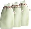 Butterfly Pouch White Bathroom Bath Pouch 3 Pieces with Elastic