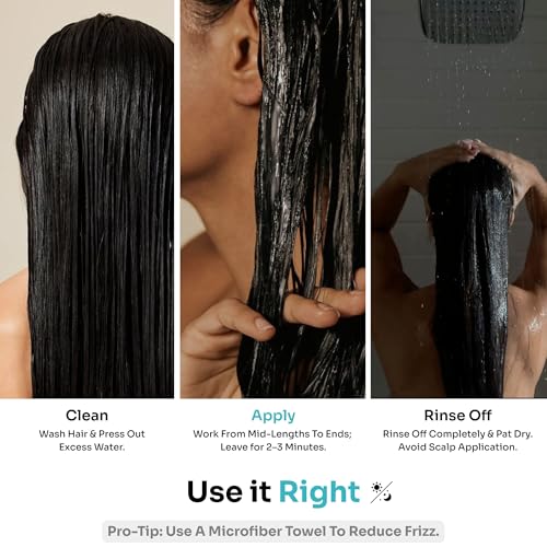 Image of Kitcoz HydraLuxe Conditioner with Keratin, Peptides, Argan Oil & Coconut Milk for Intense Hydration, Damage Repair & 72 Hour Frizz Control (120 ml)