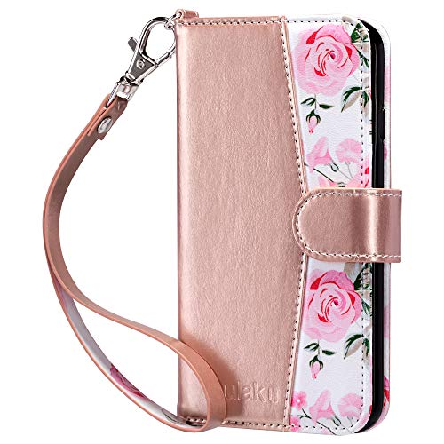 ULAK Funda iPhone 6/6s, Carcasa Billetera con Tapa Flip Case Mujer Cartera PU Cuero con...
