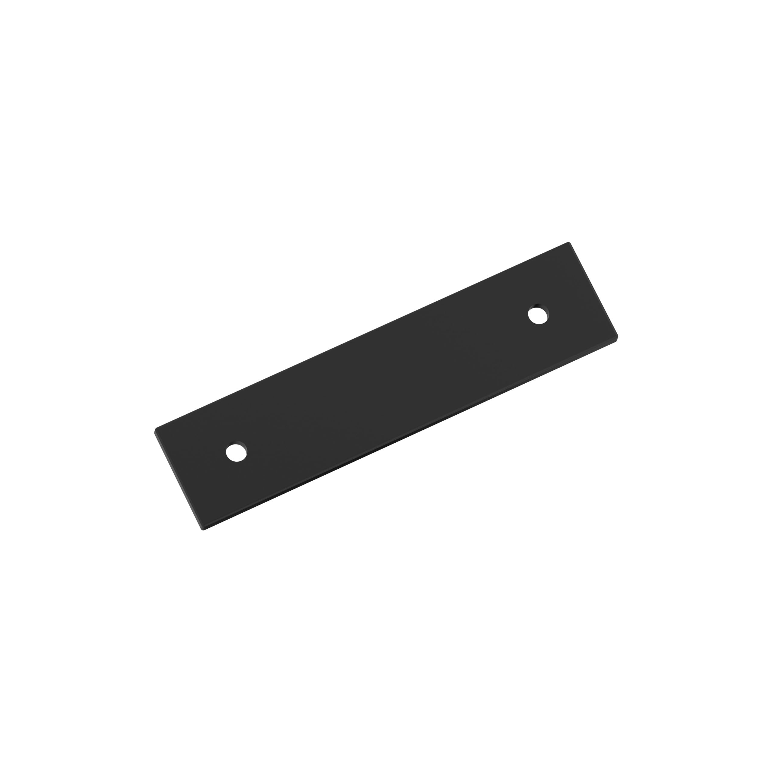 Amerock Ladera Matte Black Backplate - 3" -1 Amerock Ladera Matte Black Backplate - 3" -1