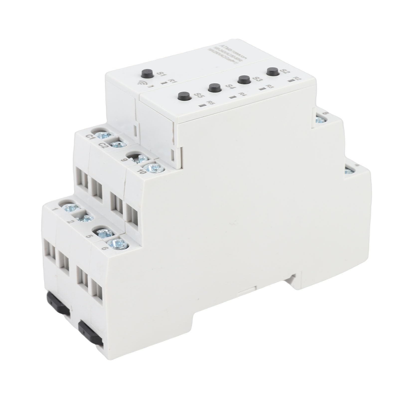 Hyuduo Temporizador WiFi Inteligente 5 Canales con Control Remoto y Programación Flexible, Interruptor Externo para Aplicación Móvil y Voz Sin Conexión Requerida