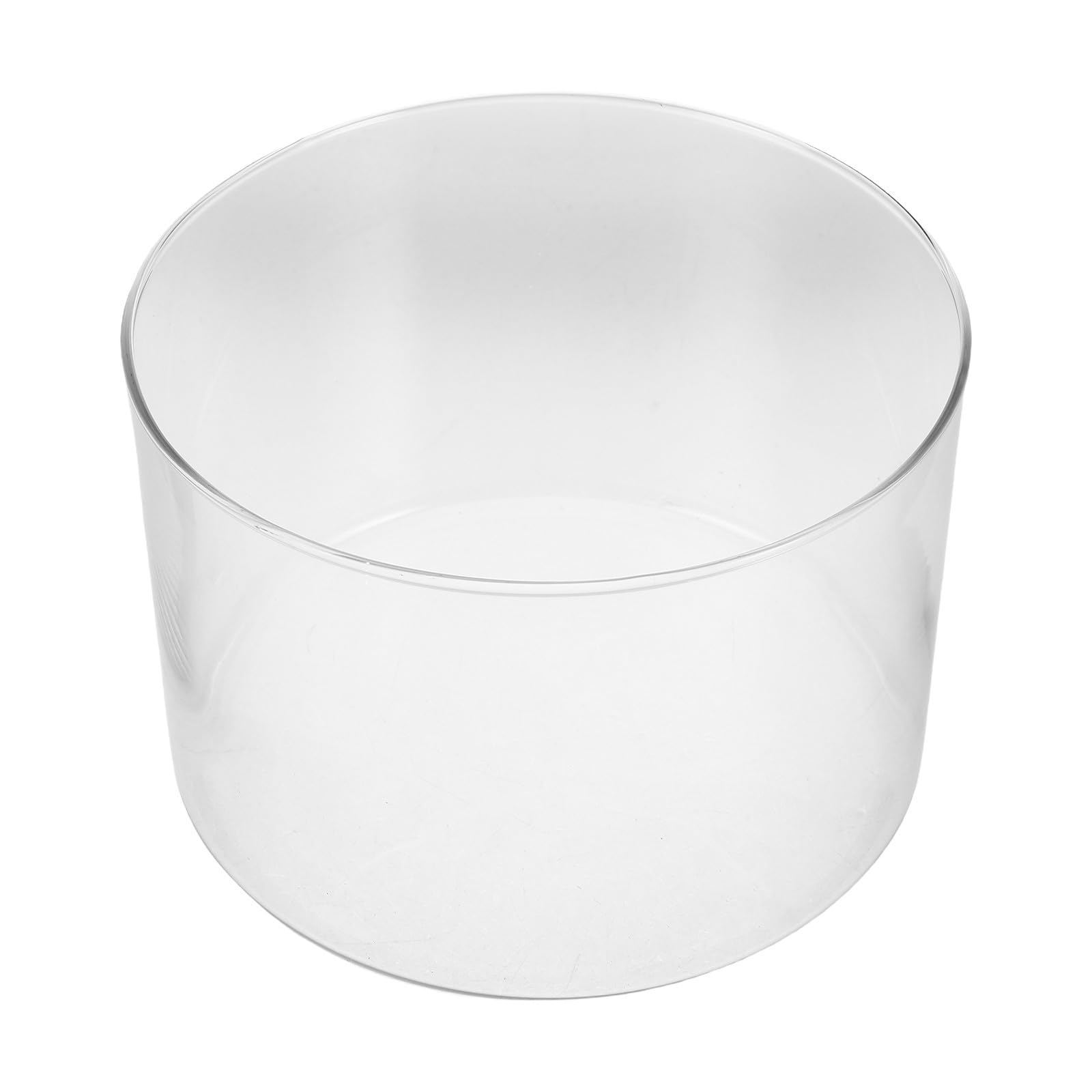 VOSAREA Bol en Verre Rond Panier de Friture Transparent Résistant aux Rayures de 2l pour Friteuse à Air Chaud pour Cuisson Quotidienne et Friture
