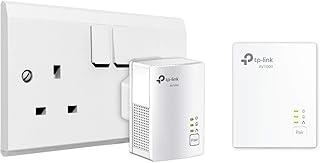 TP-LINK TL-PA7017 KIT 1-Port Gigabit Powerline Starter Kit, UK Plug (Renewed)
