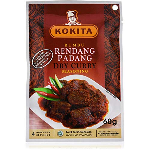 Kokita Bumbu Rendang Padang/Dry Curry - 1.4oz (Pack of 6)
