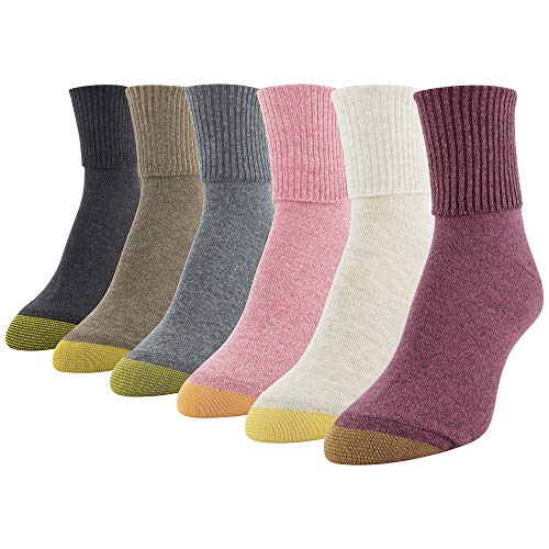Image of GOLDTOE Women's Classic Turn Cuff Socks, Multipairs