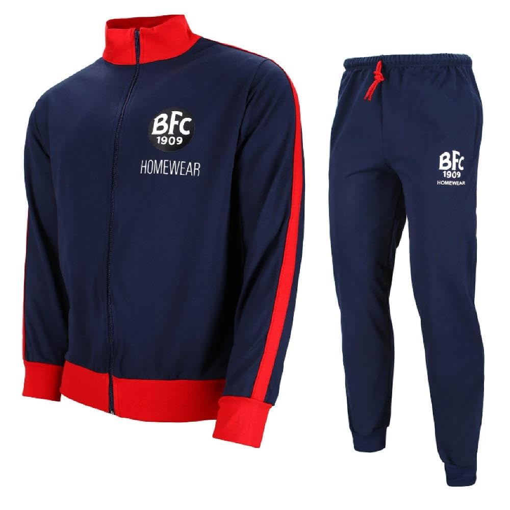 Tuta da Casa Completa del Bologna FC 1909 Ufficiale | Homewear Personalizzabili con Nome e Numero PS 41347-BS
