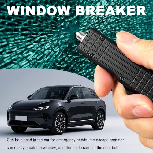 Image of Automatic Folding Utility Scalpel Knife For Men | Self Retracting Pocket Knife, Auto Retractable Box Cutter Push Button, Come with 10pcs #24 Replaceable Blades, With Clip
