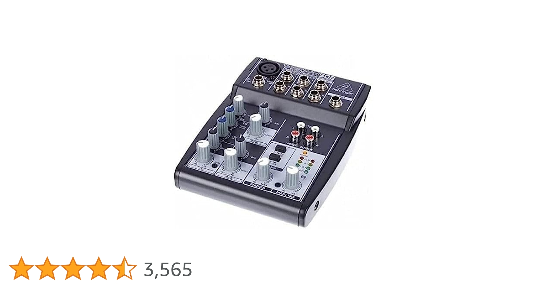 Amazon | ベリンガー アナログミキサー 5チャンネル XENYX 502