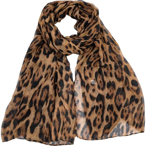 Dimensioni oversize versatili: il grande design rettangolare 85x180 cm si abbina facilmente come sciarpa da donna, scialle o copricapo. Ideale per aggiungere un accento audace con stampa animalier a qualsiasi outfit.