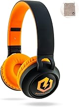 PowerLocus Bluetooth Headphones for Kids, Wireless Bluetooth Headphones, 85DB Limit Auditive, Stereo Sound, with Microphone, Micro SD, Foldable, Case Headphones for Mobile, Tablet, PC