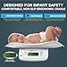 Adam Equipment MTB Baby & Toddler Digital Scale for Babies, Toddlers, Small Pets, Detachable Ergonomic Cradle, Non-Slip Mat, Easy to Use, MTB 20, Weighs up to 44lbs / 20kg
