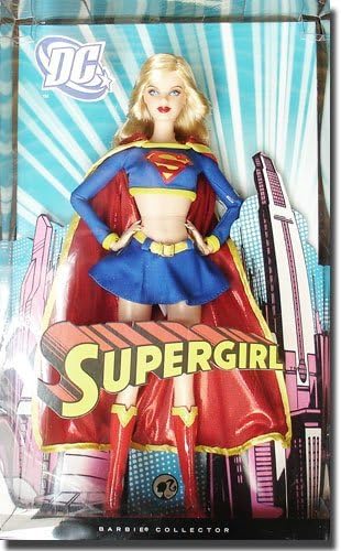 Barbie DC Comics Supergirl 12" in Blue Suite with Red Cape