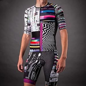 Herren Radfahren Tragen Langarm Radierungen Fitness Sweatshirt Triathlon Badeanzug Mountain Bike Wear Jumpsuit 9d Gel Pad (Color : 04, Size : XXS)